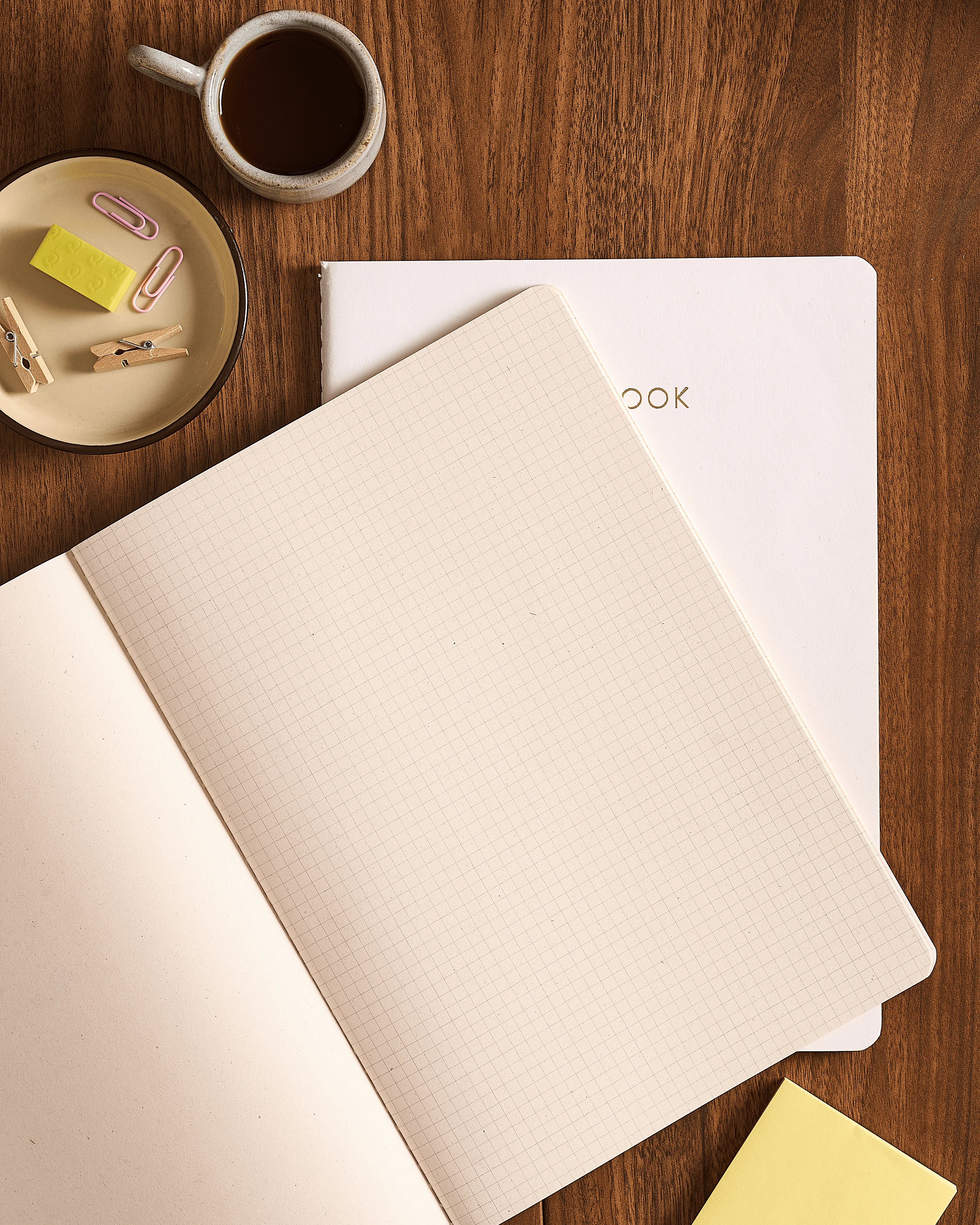 Cotton Square Grid Notebook – Pack of 2 - Image 3